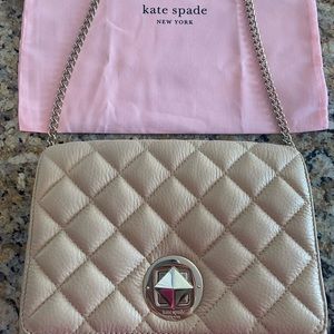 Kate Spade Shoulder Bag. Quilted Leather.